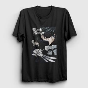 Presmono Poster Anime Kuroshitsuji Kadın T-shirt