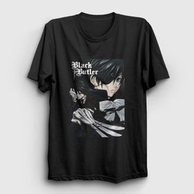 Presmono Poster Anime Kuroshitsuji Kadın T-shirt