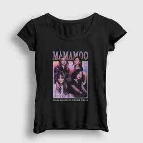 Presmono Poster K-Pop Mamamoo Kadın T-shirt