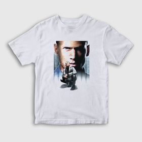 Presmono Poster V2 Prison Break Beyaz Unisex T-shirt