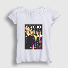 Presmono Psycho K-Pop Red Velvet Kadın T-shirt