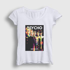 Presmono Psycho K-Pop Red Velvet Kadın T-shirt