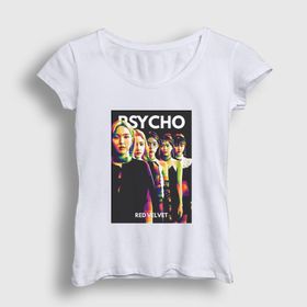 Presmono Psycho K-Pop Red Velvet Kadın T-shirt