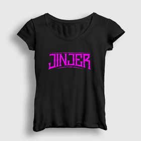 Presmono Purple Logo Jinjer Kadın T-shirt