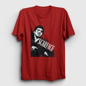 Presmono Rage Film Scarface Kırmızı Unisex T-shirt