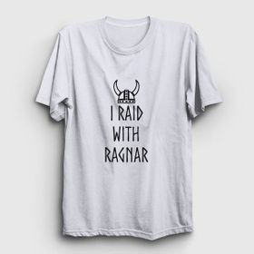 Presmono Raid Vikings Beyaz Unisex T-Shirt