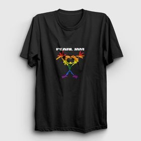 Presmono Rainbow Pearl Jam T-shirt