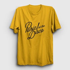 Presmono Rare To Die Panic! At The Disco Sarı Unisex T-shirt