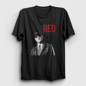 Presmono Red The Blacklist Siyah Unisex T-Shirt