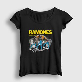 Presmono Road To Run Ramones Kadın T-shirt