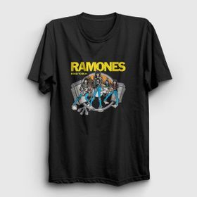 Presmono Road To Run Ramones Kadın T-shirt