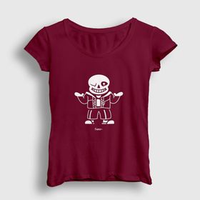Presmono Sans Undertale Kadın T-shirt