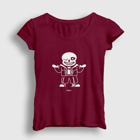 Presmono Sans Undertale Kadın T-shirt