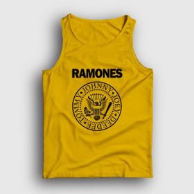 Presmono Sarı Logo Ramones Erkek Atlet