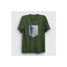 Presmono Scout Anime Attack On Titan Kadın T-shirt