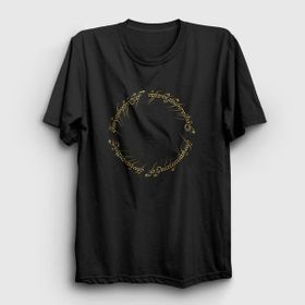 Presmono Script Yüzüklerin Efendisi The Lord Of The Rings Siyah Unisex T-shirt