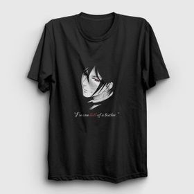 Presmono Sebastian Anime Kuroshitsuji Siyah Unisex T-Shirt