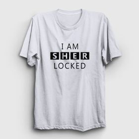 Presmono Sherlocked Sherlock Holmes Beyaz Unisex T-shirt