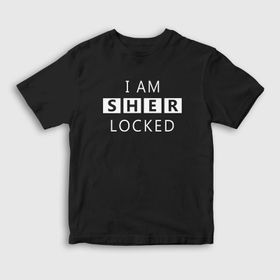 Presmono Sherlocked Sherlock Holmes Beyaz Unisex T-shirt