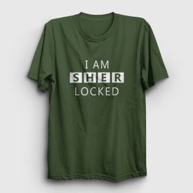 Presmono Sherlocked Sherlock Holmes Haki Unisex T-Shirt