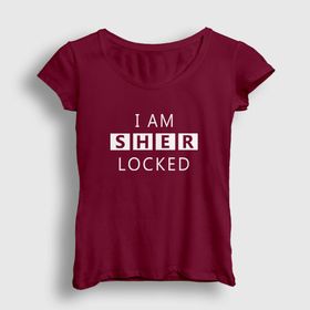 Presmono Sherlocked Sherlock Holmes Kadın T-shirt