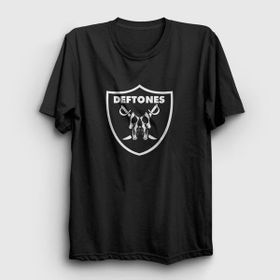 Presmono Shield Deftones Siyah Unisex T-Shirt