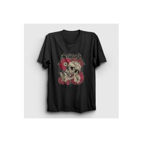 Presmono Shortest Straw Metallica Kadın T-shirt