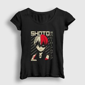 Presmono Shoto V2 Anime Boku No Hero Academia Kadın T-shirt