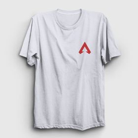 Presmono Side Logo Apex Legends Beyaz Unisex T-shirt