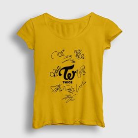 Presmono Signs K-Pop Twice Kadın T-shirt