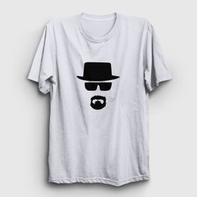 Presmono Silhouette Breaking Bad Beyaz Unisex T-shirt