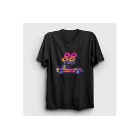 Presmono Siyah 88 Mph Film Geleceğe Dönüş Back To The Future Unisex T-shirt