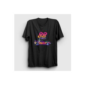 Presmono Siyah 88 Mph Film Geleceğe Dönüş Back To The Future Unisex T-shirt
