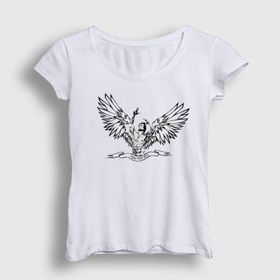 Presmono Siyah Angel Gym Fitness Zyzz Kadın T-shirt