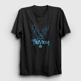 Presmono Siyah Angel Trivium Kadın T-Shirt