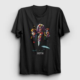 Presmono Siyah Band V2 Led Zeppelin Unisex T-Shirt