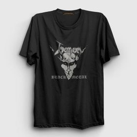 Presmono Siyah Black Venom Unisex T-Shirt