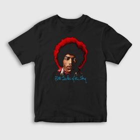 Presmono Siyah Both Side Of The Sky Jimi Hendrix Unisex T-Shirt