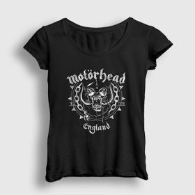 Presmono Siyah Chains Motörhead Kadın T-Shirt