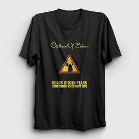 Presmono Siyah Chaos Children of Bodom Kadın T-Shirt
