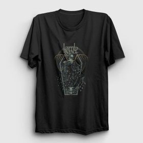 Presmono Siyah Coffin Lamb Of God Kadın T-Shirt