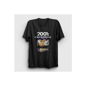 Presmono Siyah Cover 2001 Film A Space Odyssey Unisex T-Shirt
