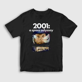 Presmono Siyah Cover 2001 Film A Space Odyssey Unisex T-Shirt