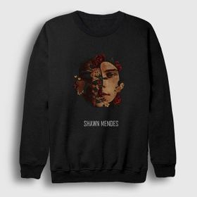 Presmono Siyah Flowers Shawn Mendes Unisex Sweatshirt