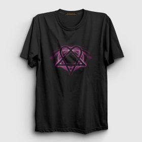 Presmono Siyah Glow Him Kadın T-Shirt