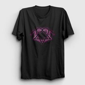 Presmono Siyah Glow Him Kadın T-Shirt