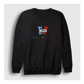 Presmono Siyah Hold Twenty One Pilots Unisex Sweatshirt
