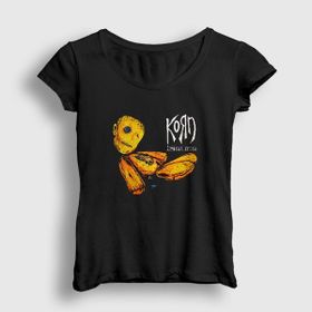 Presmono Siyah Issues Korn Kadın T-Shirt