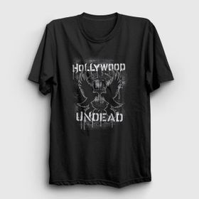 Presmono Siyah La Hollywood Undead Erkek T-Shirt