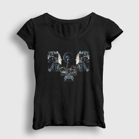 Presmono Siyah Legion Dimmu Borgir Kadın T-Shirt